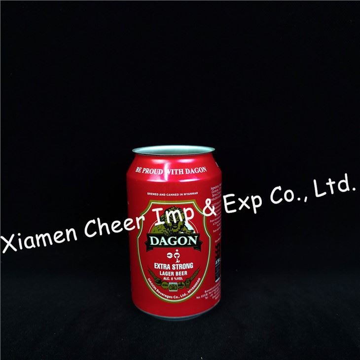 330ml De Aluminio Lata de Cerveza Impresión Color Rojo