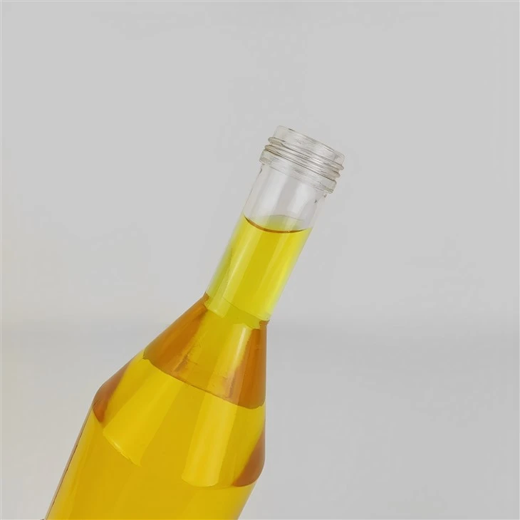 High Clear 750ml Liquor Bottle For Vodka Brandy Tequila